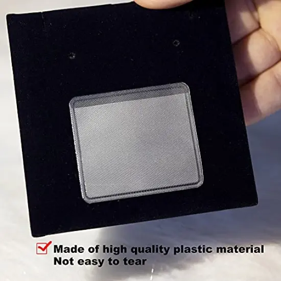 100 Pieces Necklace Chain Adhesive Pouch for Necklace Display Cards, Self-Adhesive Necklace Chain Pockets Clear Jewelry Bags Necklace Chain Pouch to Hold Loose Chain Jewelry Supplies (100 pcs) {5}