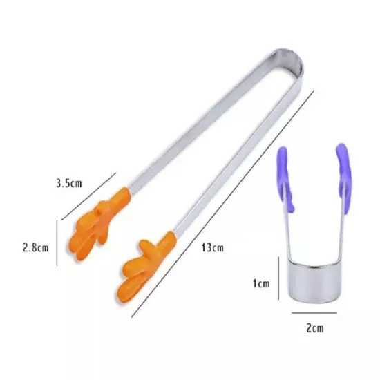 Kitcheniva Kids Mini Tongs 5" 4 Pcs {3}