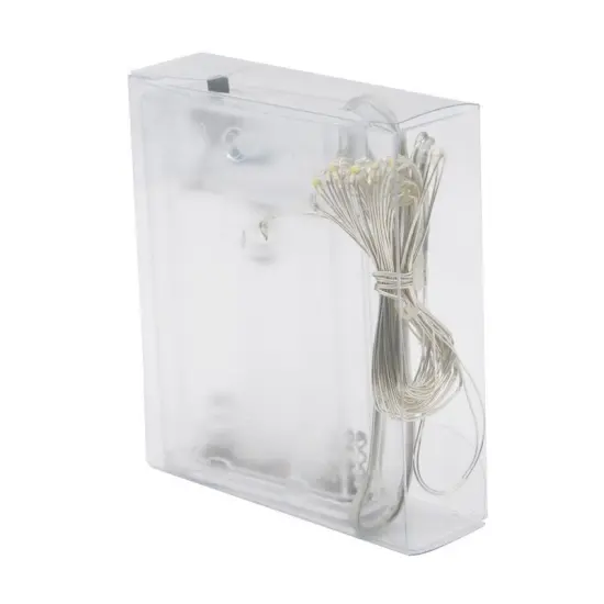LED String Fairy Lights Copper Wire Battery Powered Waterproof Warm white {1}