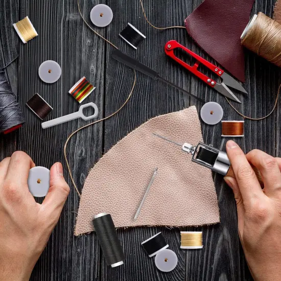 DIY Sewing Awl Repair Tool Kit for Leather, Sail Canvas {4}