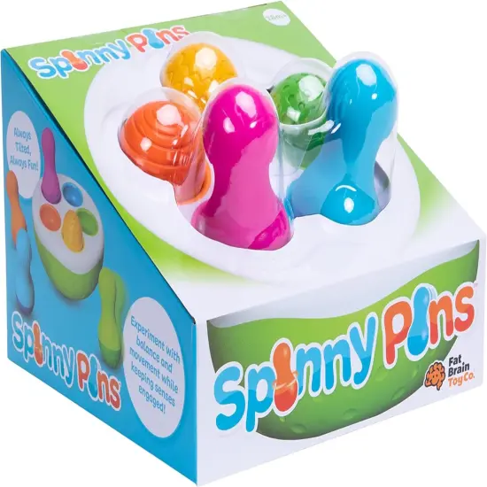 Fat Brain Toys SpinnyPins - Sensory & Motor Skills Toy for Babies & Toddlers {5}