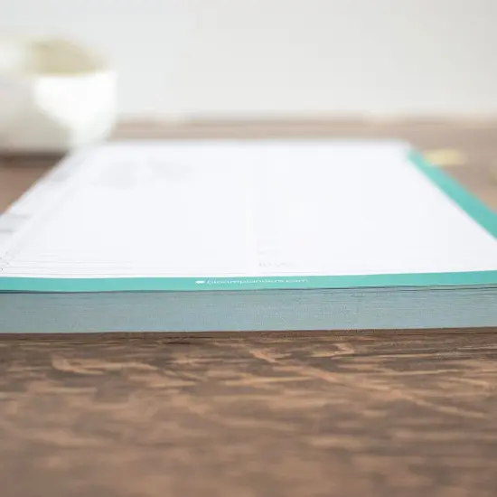 bloom daily planners Planning Pad, 6" x 9", Timed Daily Pad, Marble & Mint {6}