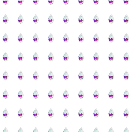 Preciosa 144-Piece Teardrop Glass Pendant, 6x10mm Crystal {3}