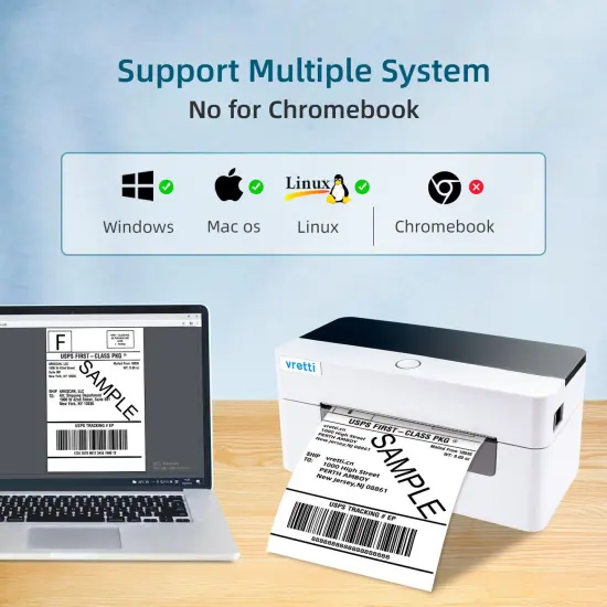 High-Speed 4x6 Thermal Shipping Label Printer {3}