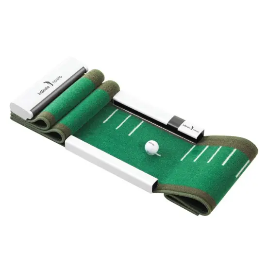 InBirdie Tempo Putting mat with a Digital Feedback on Putting Swing Tempo and Distance and Direction, Free Fun Game app, Putting Green Training aid {1}