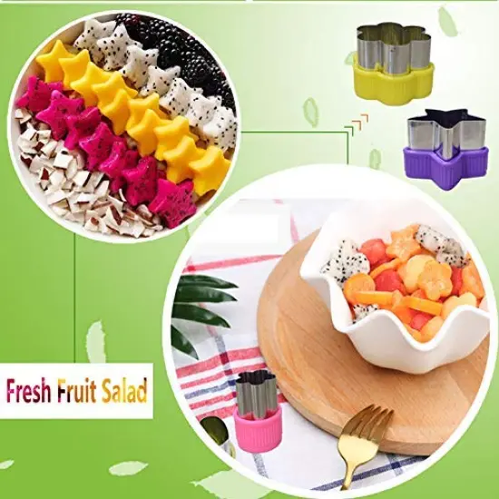 Cutter Shapes Set Different Sizes Cookie Cutters Set Fruit Cookie Pastry Stamps Mold {5}