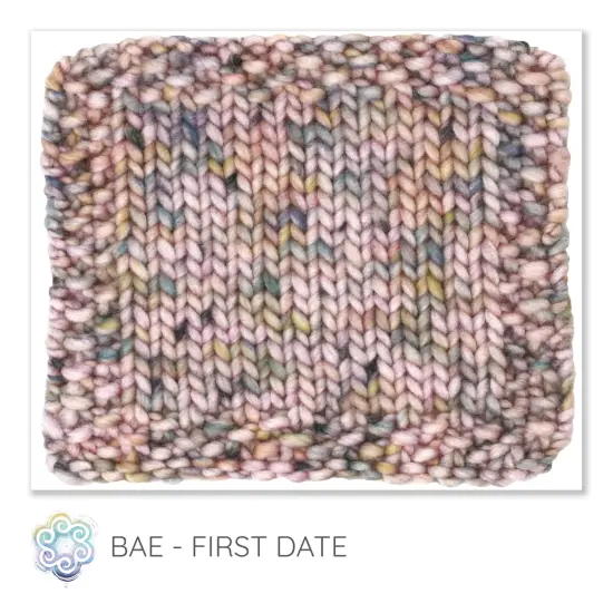 DIY Winter Accessories Triple Set Knit Kit. Includes Bulky Superfine Merino Wool Yarn, Printed Pattern, Pom-Pom, Rim Tag. Soft, Cozy, Great for Gifts First Date {2}