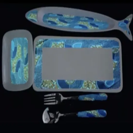 Glow In Dark Inkjet Waterslide Decal Paper (Blue Light）15 sheets 8.5"x11 {4}