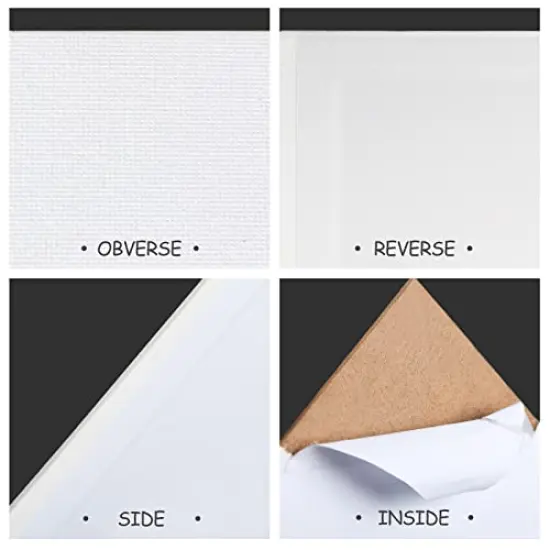 42 Pack 5x7 Inch Canvases for Painting,10 oz Double Primed Acid-Free 100% Cotton Canvas Panels,Blank Flat Canvas Board for Acrylics Oil Watercolor Paints {6}