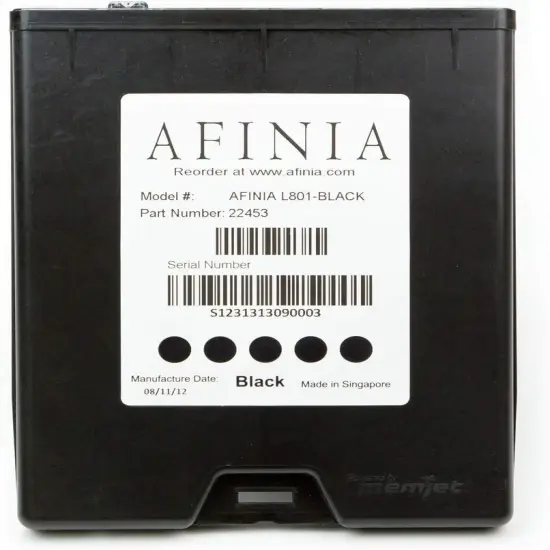 Afinia L901/CP950 Plus VersaPass N Black Memjet Ink Cartridge 26730 {1}
