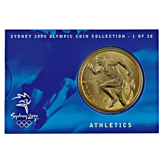 2000 Sydney Olympics Australian Legal Tender $5 Bronze Coin In Original Packaging {1}