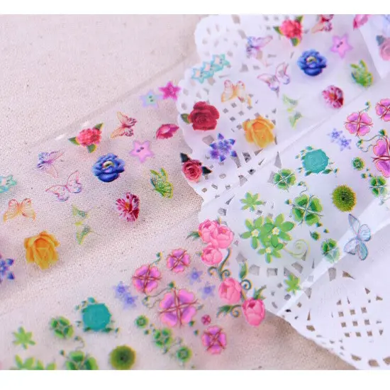 Kitcheniva Holographic Nail Foils DIY Sticker Set of 10 {3}