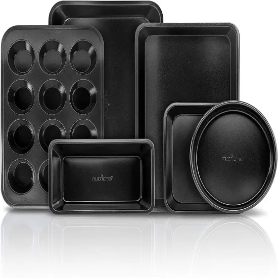 NutriChef 6 Piece Non Stick Baking Pans Set {1}