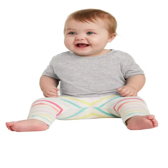 Rabbit Skins&reg; Infant Crewneck Fine Jersey Tee - 3322 Heather {1}