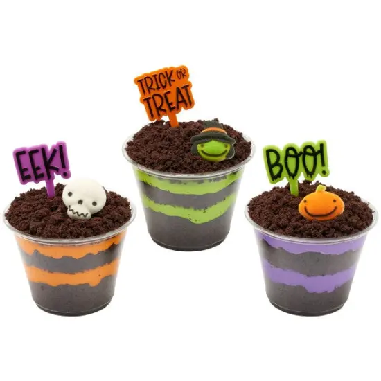 Halloween Greetings DecoPics Cupcake Decoration, 12ct {4}