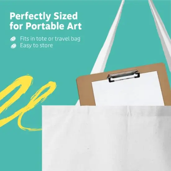 Drawing Board - 13 x 17 Sketch Boards with Handle for Drafting Art - Portable Wooden Clipboard for Class or Studio Fit in Artists Tote {5}