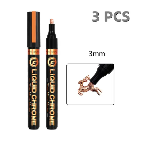 Art Liquid Mirror Chrome Highlight Marker Pen - DIY Multifunctional Tool {1}