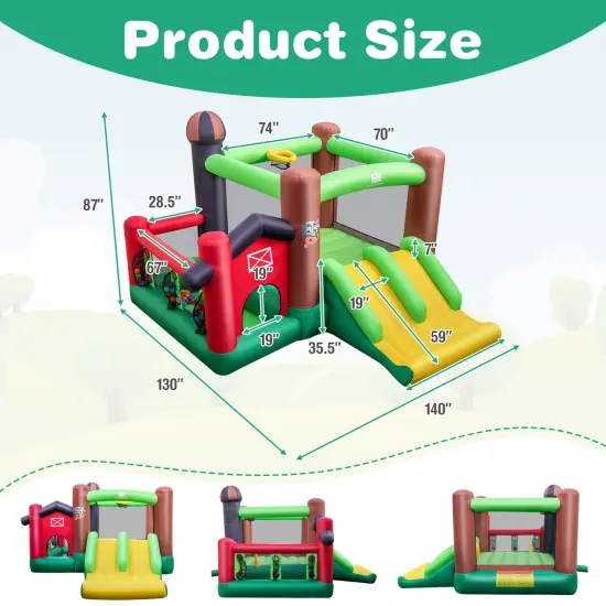 Farm Themed 6-in-1 Inflatable Castle {5}