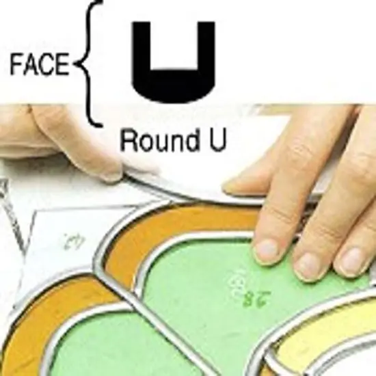 3/16 Round U Lead Came - Flat Sides, Round Bottom [RU-80]-12ft {4}