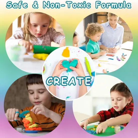 36 Color Air Dry Foam Clay for Sculpting and Cosplay Set - Ultralight, Soft, and Pliable Air Dry Modeling Clay Clay Foam for All Ages - Safe and No Baking Required {2}