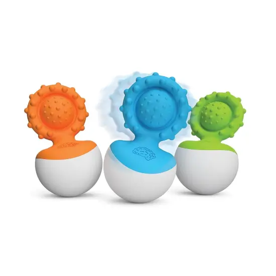 Fat Brain Toys FA217-2 Stand-up Figure, Orange {5}