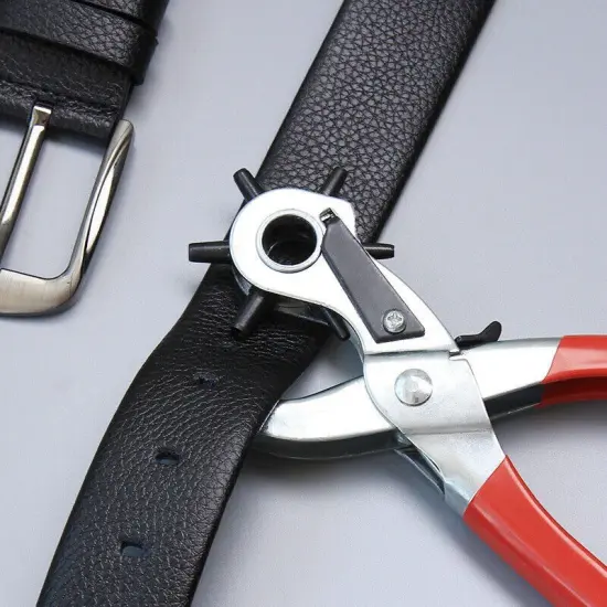 Heavy-Duty Leather Hole Punch Pliers for Belt Holes {2}