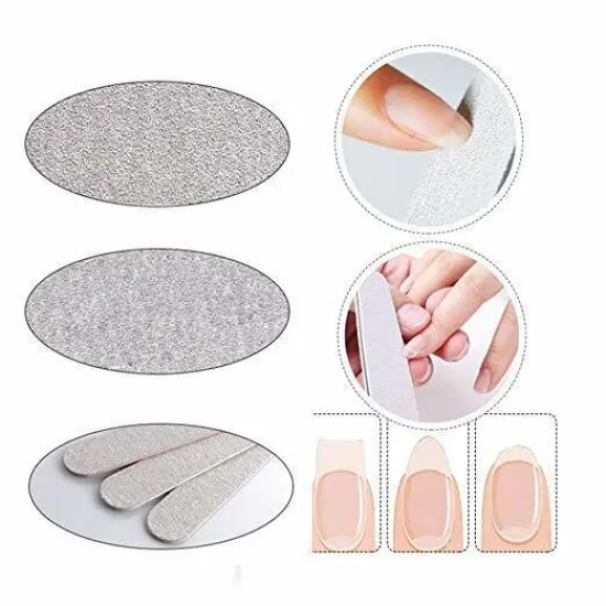 Kitcheniva Double Sided Manicure Nail File 10 Pcs {2}