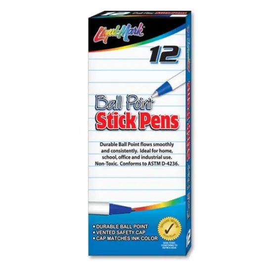 Stick Pen (Medium Point) Blue {1}