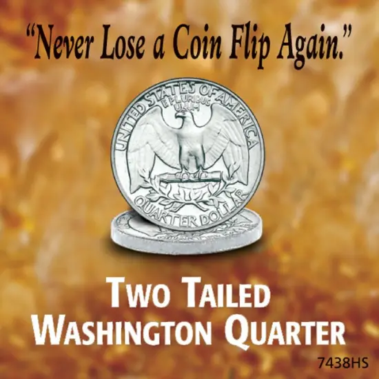 Washington Quarter Two Sides Tails {1}