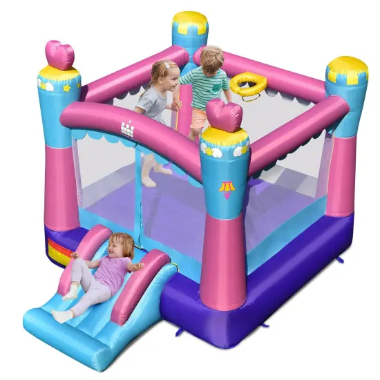 3-in-1 Princess Theme Inflatable Castle without Blower {4}