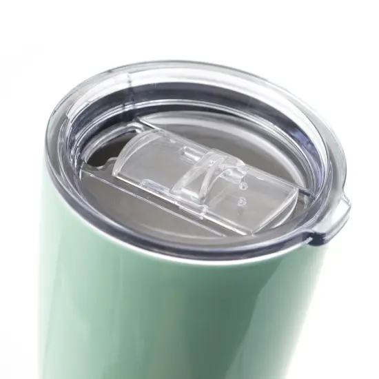 Kitcheniva Double Walled Stainless Steel Tumbler With Resistant Lid 20 oz Silver {5}