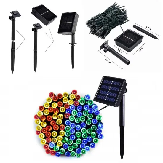 LED Solar String Lights Outdoor Fairy Lighting {3}