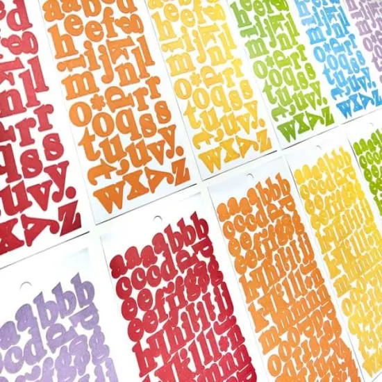 Alphabet Stickers - Alphabooks Colorways Serifs {2}