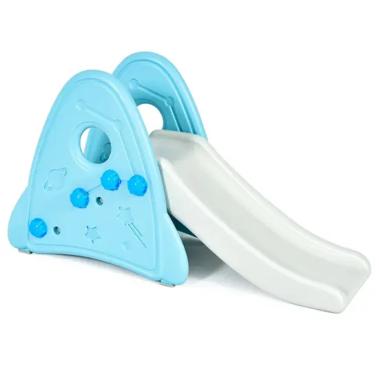 Freestanding Baby Slide Indoor First Play Climber Slide Set for Boys Girls Blue {1}