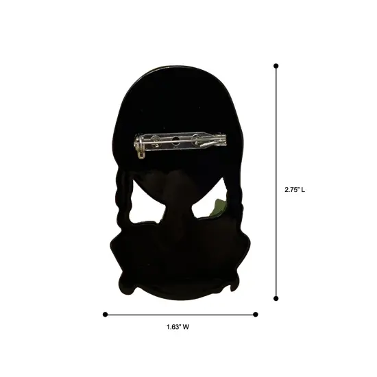 Wrapables Acrylic Fashion Brooch Pin for Sweaters, Coats, Scarves, and Bags, Poison {2}