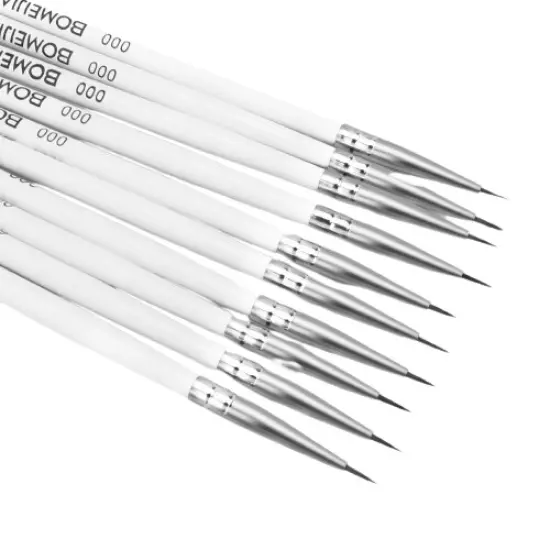 10Pcs Micro Liner Artist Paint Brush Set for Acrylic and Watercolor Art {1}
