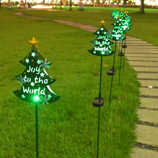 Solar Powered Christmas Tree Lights {2}