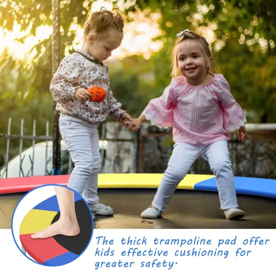 Trampoline Spring Safety Cover without Holes Multicolored {2}