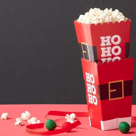 Big Dot of Happiness Jolly Santa Claus - Christmas Party Favor Popcorn Treat Boxes - Set of 12 {3}