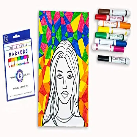 Washable Markers 10 Boxes of 8 Vibrant Colors Are Perfect for Teachers, Kids, Parties, and Classrooms {6}