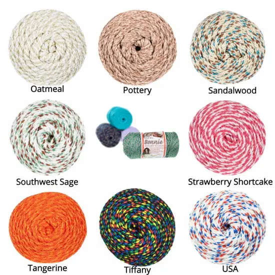 Kitcheniva Multiple Color DIY Craft Cord 4mm 100 Yards Denim {2}