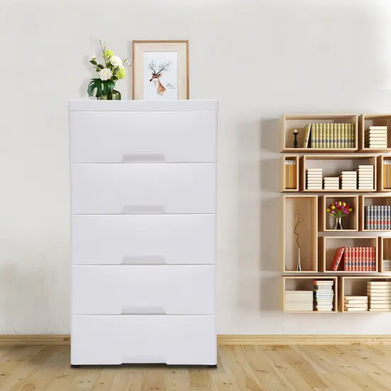 5 Drawer Dresser Storage Tower Organizer . {3}