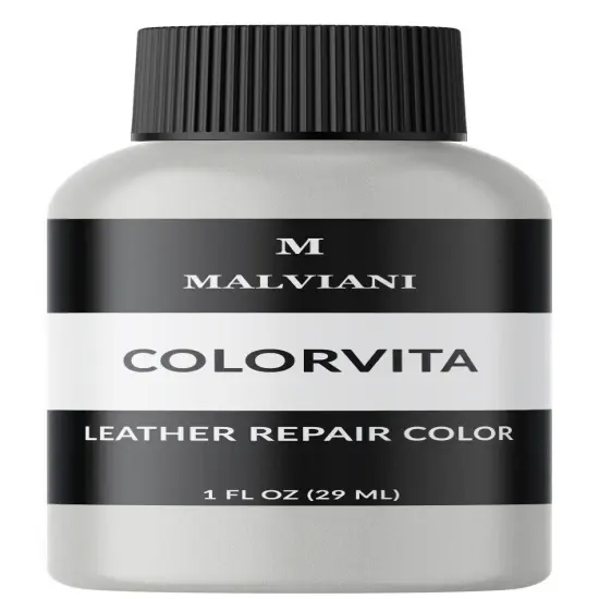 Leather Repair Color Restore for Faded and Scratched Couches Metallic silver {1}