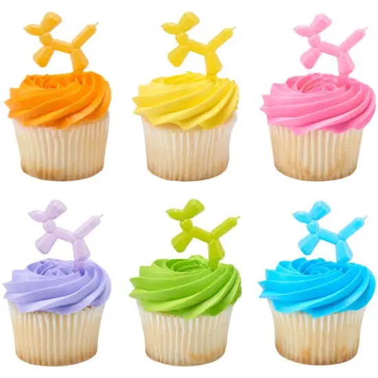 Balloon Animal Assortment DecoPics&reg; Cupcake Decoration, 12ct {4}