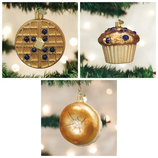 Old World Christmas: Breakfast Hanging Ornaments, Set of 6 {3}