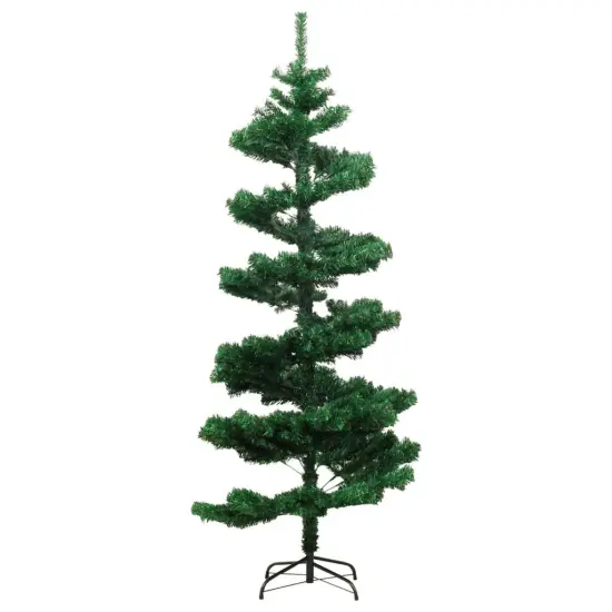 Swirl Christmas Tree with Stand and LEDs {8}