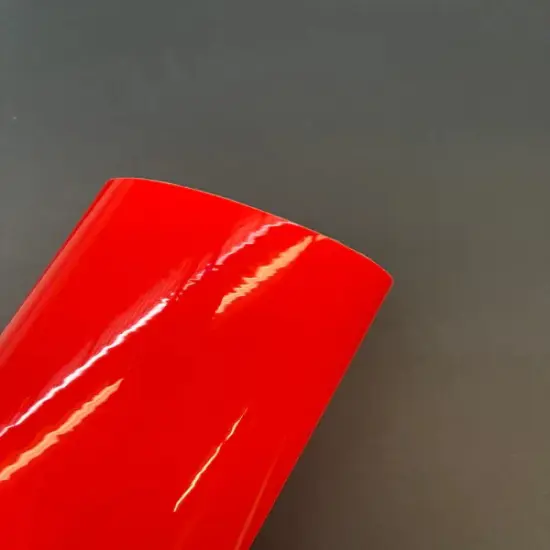 Fluorescent Adhesive Vinyl for Race Cars/Decals/Letters & Numbers. Red {2}