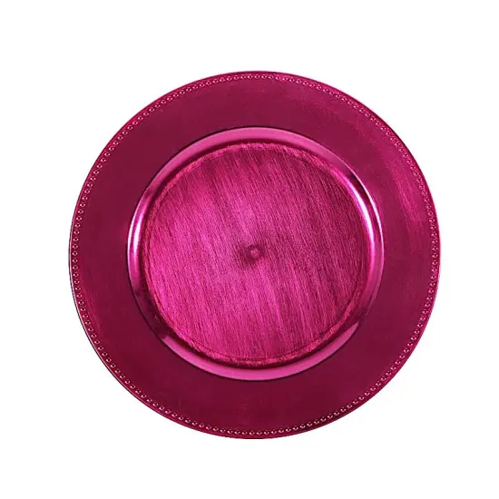 6 pcs of 13inch Charger Plates for Table Decor Hot pink {1}
