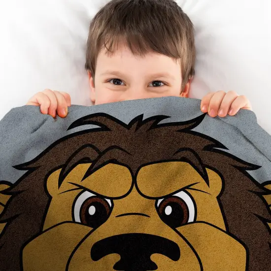 Sleep Squad Los Angeles Kings Bailey 60&rdquo; x 80&rdquo; Raschel Plush Hockey Blanket {4}