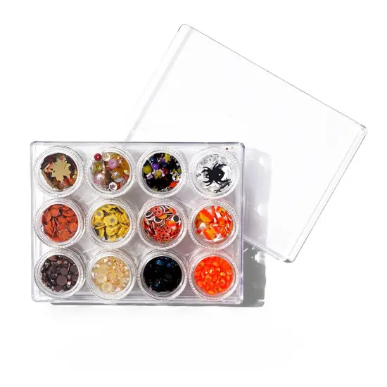 Buttons Galore Fall Halloween Embellishment Assortment for Crafts - 12 Colors {5}